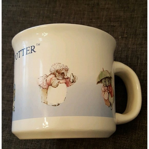 Beatrix Potter Easter Bunny Mug Cup 2002 Frederick Warne Co 16 oz Appx 3.75 x 4" - Picture 2 of 8